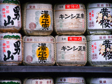 Barrels of Sake, Japanese Rice Wine, Tokyo, Japan Photographic Print by Nancy & Steve Ross