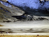 Yurts of One of the Eagle Hunters Grandfathers, Golden Eagle Festival, Mongolia Photographic Print by Amos Nachoum
