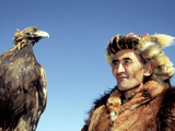 Golden Eagle Festival, Mongolia Photographic Print by Amos Nachoum
