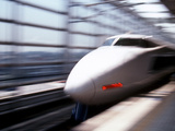 Shinkansen or Bullet Train, Osaka, Japan Photographic Print by Nancy & Steve Ross
