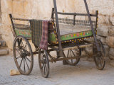 Cart and Cart Wheels in Cappadoccia, Turkey Lámina fotográfica por Darrell Gulin