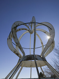 Royal Crown Sculpture, Alpine Resort, Ifrane, Middle Atlas, Morocco Photographic Print by Walter Bibikow