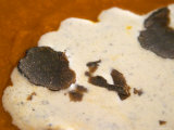 Pumpkin Soup with Truffles Cream at La Truffe De Ventoux Truffle Farm, Vaucluse, Rhone Photographie par Per Karlsson