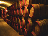 Barrels of Tokaj Wine in Disznoko Cellars, Hungary Photographic Print by Per Karlsson