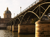 Bridge Pont Des Arts Over the Seine River, Academie Francaise, Paris, France Photographic Print by Per Karlsson