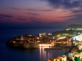 Dalmation Coast on the Adriatic Sea, Medieval Walled City of Dubrovnik, Serbia Photographic Print by Russell Gordon