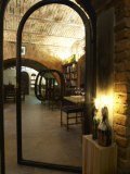 Wine Book Library at Kallaren Grappe Wine Storage Cellar, Stockholm, Sweden Photographic Print by Per Karlsson
