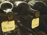 Wine Cellar and Bottles of Clos De Vougeot, France Photographic Print by Per Karlsson