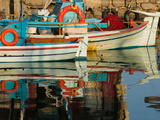 Fishing Port, Lesvos, Mithymna, Northeastern Aegean Islands, Greece Photographic Print by Walter Bibikow