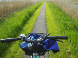 Bicycle Trail, Kinderdijk, Netherlands Photographic Print by Keren Su