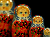 Russian Handicrafts, Matrushka Nesting Dolls Photographic Print by Cindy Miller Hopkins
