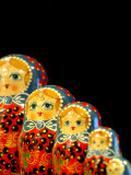 Russian Handicrafts, Matrushka Nesting Dolls Photographic Print by Cindy Miller Hopkins