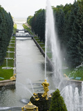 Samson Fountain at Peterhof, Royal Palace Founded by Tsar Peter the Great, St. Petersburg, Russia Photographic Print by Nancy & Steve Ross