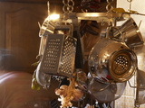 Kitchen Utensils in Provence Kitchen, Clos Des Iles, Le Brusc, Cote d'Azur, Var, France Photographic Print by Per Karlsson