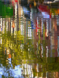 Boats and Buildings Along the Canal Belt, Amsterdam, Netherlands Photographic Print by Keren Su