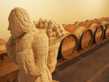 Barrel Cellar for Aging Wines in Oak Casks, Chateau La Grave Figeac, Bordeaux, France Photographic Print by Per Karlsson Barrel Cellar for Aging Wines in Oak Casks, Chateau La Grave Figeac, Bordeaux, France Photographic Print by Per Karlsson