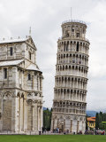 Leaning Tower Next to the Duomo Pisa, Pisa, Italy Photographic Print by Dennis Flaherty