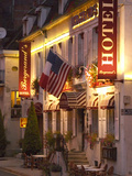 Hotel Bergerand's in Village of Chablis, Bourgogne, France Photographic Print by Per Karlsson