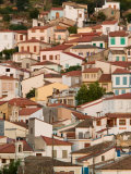 Buildings of Ano Vathy Village, Vathy, Samos, Aegean Islands, Greece Photographic Print by Walter Bibikow