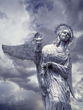 Virgin of Quito Statue on Panecillo Hill Overlooking Quito, Ecuador Photographic Print by Jim Zuckerman