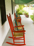 Front Porch, Oakland House Seaside Resort, Brooksville Photographic Print by Jerry & Marcy Monkman