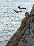 Cliff Divers, Guerrero, Mexico Photographie par Russell Gordon