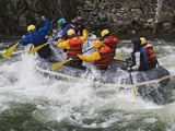 Rafting Action on the Salmon River, Idaho, USA Photographic Print by Dennis Flaherty