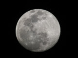 Full Moon in Black and White Photographie par Arthur Morris
