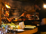 Chef Working in Restaurant La Estacada on the Waterside, Montevideo, Uruguay Photographic Print by Per Karlsson