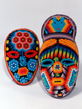 Traditional Ethnic Arts, Huichol Indian Beadwork, Huichol Mythology, Mexico Photographic Print by Russell Gordon