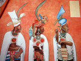 Murals in Mayan Temple, Bonampak, Museum of Mexican History, Monterrey, Nuevo Leon, Chiapas, Mexico Photographic Print by Russell Gordon