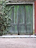 Old Garage Door, Vinos Finos H Stagnari Winery, La Puebla, La Paz, Canelones, Montevideo, Uruguay Photographic Print by Per Karlsson