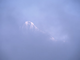 Mt. Shuksan Peaking Through the Clouds, North Cascades National Park, Washington, USA Photographic Print by Charles Sleicher