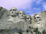 View of Mount Rushmore National Monument Presidential Faces, South Dakota, USA Photographic Print by Dennis Flaherty