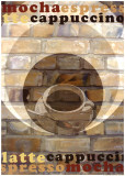 Mocha Espresso Kunst von Kelvie Fincham