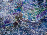 Ice Forms Abstract Patterns and Colors on Shoreline, Lake Superior, Minnesota, USA Fotografie-Druck von Richard Hamilton Smith
