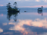 Dawn on Lake Winnepesauke, Moultonboro Neck, Moultonboro, New Hampshire, USA Photographic Print by Jerry & Marcy Monkman