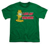 Youth: Garfield - I Ate My Homework T-shirts