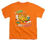 Youth: Garfield - I Can T-Shirt