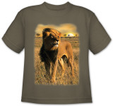Youth: Animal Wildlife - Sunset Lion T-shirts