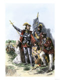 Spanish Explorer Hernando de Soto Discovering the Mississippi River, c.1540 Giclee Print