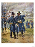 General Burnside Ordering Hooker to Charge the Heights at Fredericksburg, Virginia Giclee Print