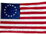 Thirteen-Star Flag of the New United States at Hanging at the Monmouth, New Jersey Photographic Print