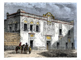 House of Hernando Cortes in Mexico City, Built by Native Labor in the 1500 Giclee Print