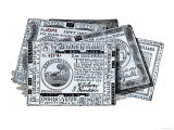 Continental Bills, American Currency during the Revolutionary War Giclee Print