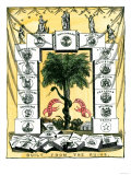 Banner of the Secession Convention in Charleston, South Carolina, c.1860 Giclee Print