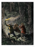 Hunters Bringing Home a Bear Giclee Print