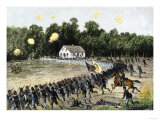 Irwin's Brigade Charging the Confederate Position at the Dunker Church, Battle of Antietam, c.1862 Lámina giclée Irwin's Brigade Charging the Confederate Position at the Dunker Church, Battle of Antietam, c.1862 Lámina giclée