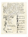 British Treaty with Members of the Six Nations Known as the Iroquois Confederation 1769 reproduction procédé giclée
