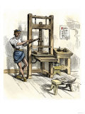 Stephen Daye's Press, the First Printing Press in America, Cambridge, Massachusetts, c.1640 Giclee Print